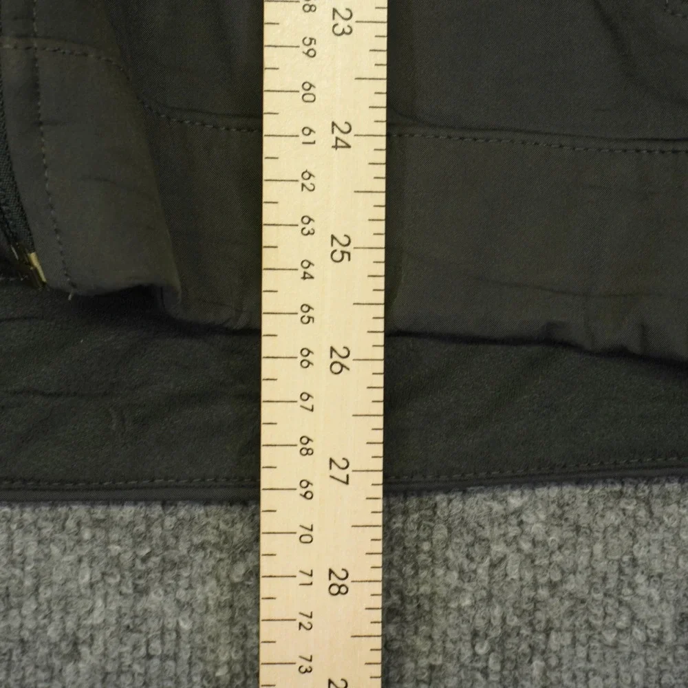 The North Face Apex Softshell Jacket Mens L Grey Black Full Zip Fleece Lined